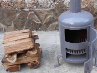 Дровяная печка для гаража своими руками Печь для гаража своими руками на дровах